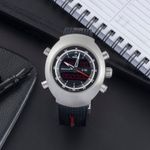 Omega Speedmaster Spacemaster Z-33 325.92.43.79.01.001 (Unknown (random serial)) - Black dial 43 mm Titanium case (1/8)