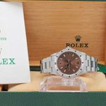 Rolex Air-King 14010 (2000) - Pink dial 34 mm Steel case (3/8)