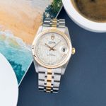 Tudor Prince Date 74033 (Unknown (random serial)) - Silver dial 34 mm Gold/Steel case (1/8)