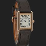 Cartier Tank Solo W5200024 (2019) - Zilver wijzerplaat 31mm Roségoud (4/8)