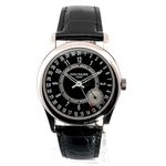 Patek Philippe Calatrava 6006G-001 (2020) - Black dial 39 mm White Gold case (1/7)