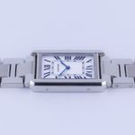 Cartier Tank Solo 3169 (2016) - Wit wijzerplaat 27mm Staal (5/6)