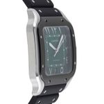 Cartier Santos WSSA0055 (2024) - Green dial 40 mm Steel case (7/8)