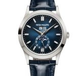 Patek Philippe Annual Calendar 5396G-017 (2024) - Blue dial 39 mm White Gold case (3/6)