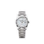 Rolex Day-Date 36 128239 (2025) - White dial 36 mm White Gold case (1/1)