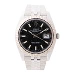 Rolex Datejust 41 126334 (2023) - Zwart wijzerplaat 41mm Staal (1/4)