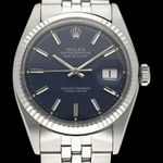 Rolex Datejust 1601 (1971) - Blue dial 36 mm Steel case (1/7)