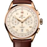 Breitling Premier RB0145371G1P2 (2026) - Yellow dial 42 mm Rose Gold case (1/1)