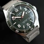 Glashütte Original SeaQ Panorama Date 1-36-13-07-83-34 (2022) - Groen wijzerplaat 43mm Staal (1/8)