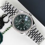 Rolex Datejust 36 126234 (2021) - Green dial 36 mm Steel case (1/8)