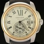 Cartier Calibre de Cartier W7100039 (2018) - Silver dial 42 mm Gold/Steel case (1/7)