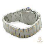Cartier Santos Galbée W20011C4 (2000) - Silver dial 29 mm Gold/Steel case (8/8)