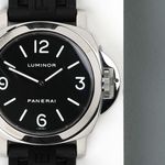 Panerai Luminor Base PAM0112 (2003) - Zwart wijzerplaat 44mm Staal (5/8)