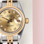 Rolex Lady-Datejust 69173 (1988) - 26 mm Gold/Steel case (5/8)