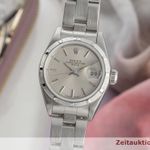 Rolex Oyster Perpetual Lady Date 69190 (1990) - Silver dial 26 mm Steel case (3/8)