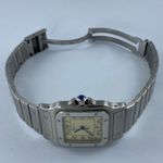 Cartier Santos Galbée 1564 (Onbekend (willekeurig serienummer)) - Beige wijzerplaat 29mm Staal (2/6)