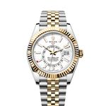 Rolex Sky-Dweller 336933 (2025) - Wit wijzerplaat 42mm Goud/Staal (1/1)