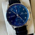 IWC Portuguese Chronograph IW371491 (2018) - Blue dial 41 mm Steel case (1/7)