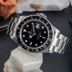 Rolex GMT-Master II 16710T (2006) - Zwart wijzerplaat 40mm Staal (2/8)