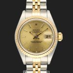 Rolex Lady-Datejust 79173 (2001) - Champagne dial 26 mm Gold/Steel case (3/8)