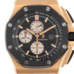 Audemars Piguet Royal Oak Offshore 26401RO.OO.A002CA.01 (2014) - Black dial 44 mm Rose Gold case (2/5)