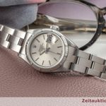 Rolex Oyster Perpetual Lady Date 69190 (1990) - Silver dial 26 mm Steel case (2/8)