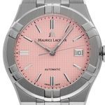 Maurice Lacroix Aikon AI6007-SS00F-530-E (Unknown (random serial)) - Pink dial 39 mm Steel case (1/7)