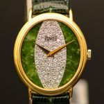 Piaget Vintage 9822 (1990) - Meerkleurig wijzerplaat 25mm Geelgoud (1/8)