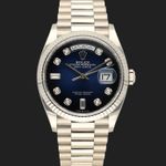 Rolex Day-Date 36 128239 (2019) - Blue dial 36 mm White Gold case (3/8)