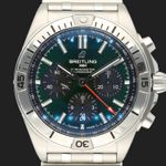Breitling Chronomat 42 AB0134101L1A1 (2021) - Groen wijzerplaat 42mm Staal (2/8)