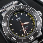 Oris Aquis Depth Gauge 01 733 7675 4154-Set RS (2016) - Zwart wijzerplaat 46mm Staal (2/8)