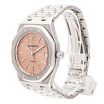 Audemars Piguet Royal Oak 14790ST (2000) - Roze wijzerplaat 36mm Staal (2/6)