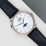 A. Lange & Söhne Saxonia 384.026 (2018) - Silver dial 40 mm White Gold case (1/8)