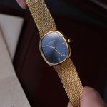 Patek Philippe Golden Ellipse 3738 (Onbekend (willekeurig serienummer)) - Blauw wijzerplaat 31mm Geelgoud (3/8)