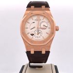 Audemars Piguet Royal Oak Dual Time 26120OR.OO.D088CR.01 (2012) - White dial 39 mm Rose Gold case (1/5)