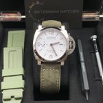 Panerai Luminor Marina PAM01314 (2023) - Wit wijzerplaat 44mm Staal (5/8)