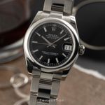 Rolex Datejust 31 178240 (Onbekend (willekeurig serienummer)) - Zwart wijzerplaat 31mm Staal (1/8)