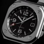 Bell & Ross BR 05 BR05G-BL-ST/SST (2024) - Zwart wijzerplaat 42mm Staal (3/7)