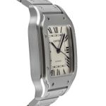Cartier Santos WSSA0010 (Onbekend (willekeurig serienummer)) - Zilver wijzerplaat 35mm Staal (7/8)