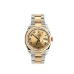 Rolex Datejust 36 116233 (Onbekend (willekeurig serienummer)) - Champagne wijzerplaat 36mm Goud/Staal (1/5)