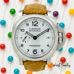 Panerai Luminor Marina 1950 3 Days Automatic PAM00523 (2015) - White dial 42 mm Steel case (1/8)