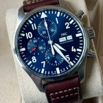 IWC Pilot Chronograph IW377714 (2019) - Blauw wijzerplaat 43mm Staal (1/7)