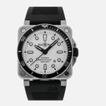 Bell & Ross BR 03-92 Steel BR0392-D-WH-ST/SRB - (1/1)