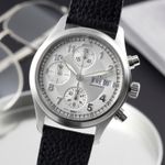 IWC Pilot Spitfire Chronograph IW370621 (2004) - Zilver wijzerplaat 39mm Staal (3/8)