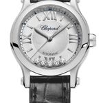 Chopard Happy Sport 278573-3011 (2026) - Zilver wijzerplaat 30mm Staal (1/1)