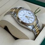 Rolex Datejust 41 126333 (2024) - White dial 41 mm Gold/Steel case (7/8)