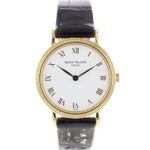 Patek Philippe Calatrava 4819 (2001) - White dial 26 mm Yellow Gold case (1/3)