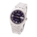 Rolex Datejust 36 126234 (2023) - Purple dial 36 mm Steel case (2/4)