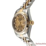 Rolex Lady-Datejust 69173 (Unknown (random serial)) - Champagne dial 26 mm Gold/Steel case (6/8)