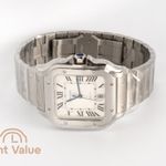 Cartier Santos WSSA0018 (2025) - Zilver wijzerplaat 40mm Staal (2/3)